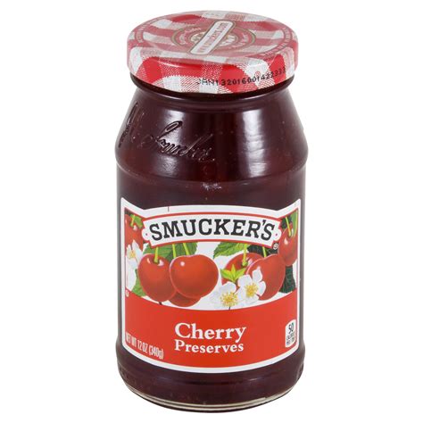 Smuckers Cherry Preserve 12 Oz Jam Jelly And Preserves Meijer