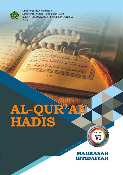 Buku Mata Pelajaran Al Qur An Hadits Untuk Kelas Madrasah Ibtidaiyah MI MIN Gresik