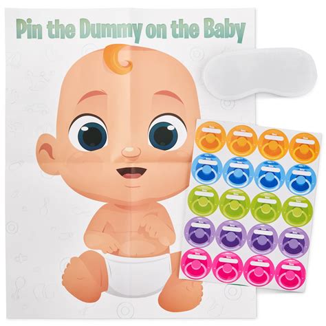 Buy Baby Shower Game Pin The Dummy On The Includes 20 Stickers