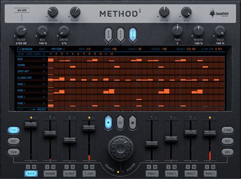Method By Sound Yeti Drum Sampler Sequencer Plugin Vst Vst Audio Unit Aax