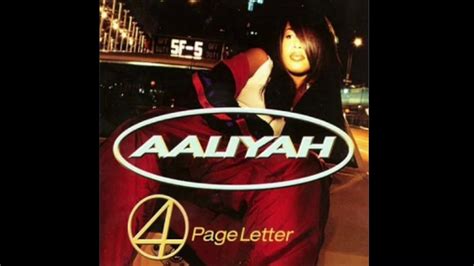 Aaliyah 4 Page Letter Instrumental Youtube