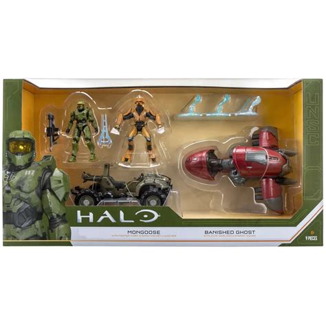 Halo Infinite Mongoose With Master Chief Banished Ghost With Elite