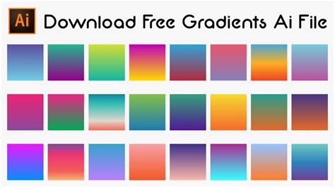 Download Free Best 25 Gradients For Illustrator Ai File Freedez