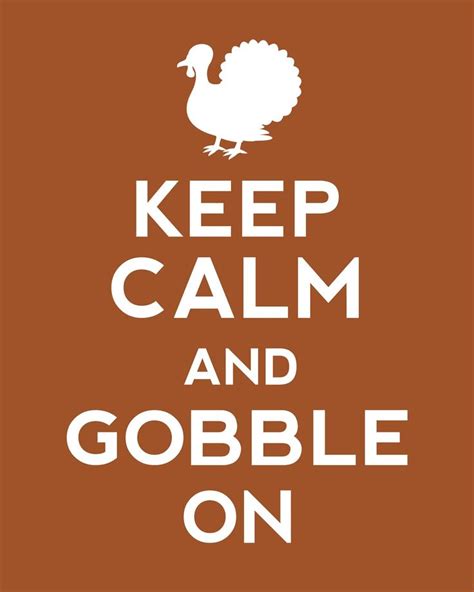 keep calm and gobble on happy thanksgiving from mynamenecklace fall thanksgiving