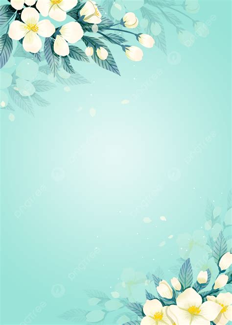 Blue Floral Background Stock Illustration Of Element 50 Off