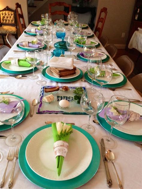Table Tablescape ♥♥ Passover Table Seder Table Passover Seder