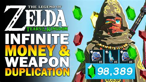 Infinite Money And Weapon Duplication In Zelda Tears Of The Kingdom Totk Rupee Glitch