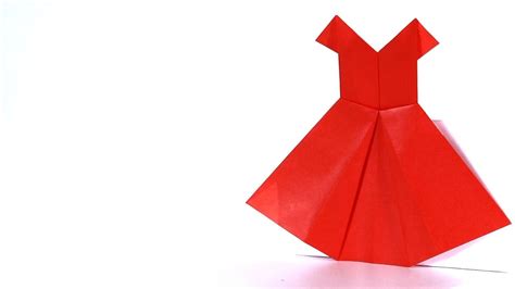 How To Make A Dress Origami Youtube