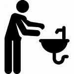 Washing Icon Svg Hands Icons Daily Human