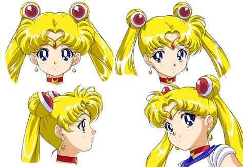 Safebooru 4girls Bishoujo Senshi Sailor Moon Blonde Hair Blue Eyes Blue Sailor Collar Choker