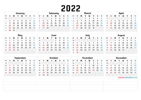 Printable Calendar 2022 With Week Numbers Free Letter Templates