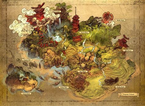 Feng Zhu Design Old School Rpg Maps Fantasy World Map Environmental