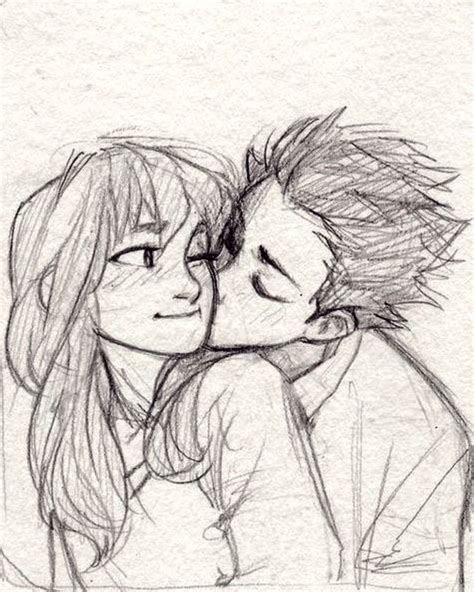 Anime Couple Cute Easy Drawings Pencil Drawings Of Couples In Love
