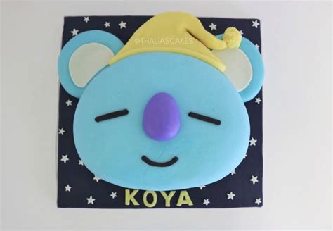 Bt21 Koya Cake 🍰 Bts Cake Free Cake Tutorial Cake Cookies