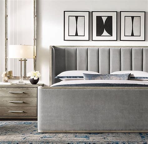 Aston Fabric Bed With Footboard In 2020 Bedroom Styles Upholstered