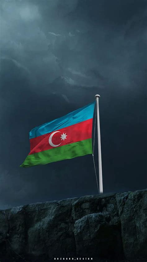 720P Free download Azərbaycan bayrağı divar kağızı Azerbaijan Flag