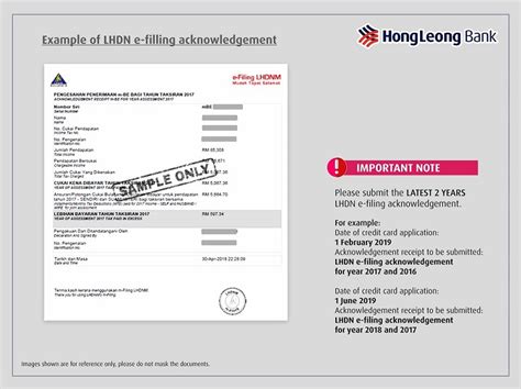 Hong leong bank berhad (myx: Checklist Salaried Employed