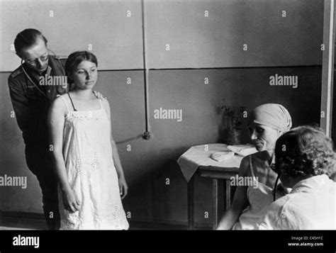 Forced Laborer At A Health Examination Stock Photo Alamy