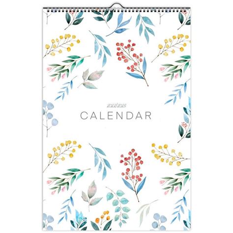2022 2023 Wall Calendar Botanical Calendar Floral Calendar Etsy