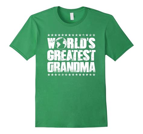 Worlds Greatest Grandma T Shirt Best Ever Award Gift Tee LVS Loveshirt