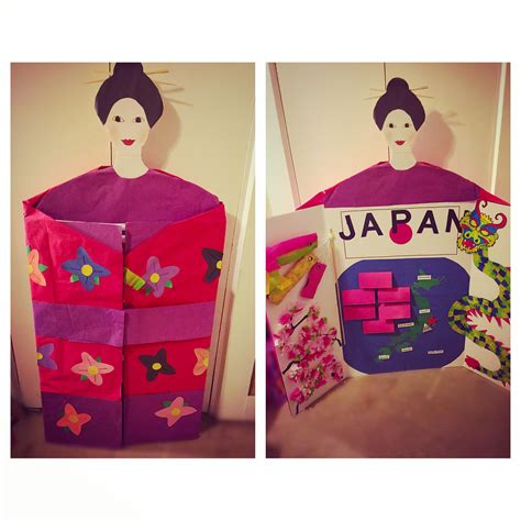Japan Trifold Board Kids Art Projects Preschool Art Japan For Kids