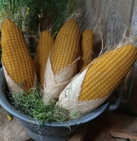 Primitive Corn Bowl Fillers Harvest Decor Corn Bowl Fillers Corn On