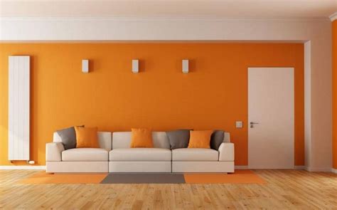 Orange Is Very On Trend In Interior Design Living Room Orange House