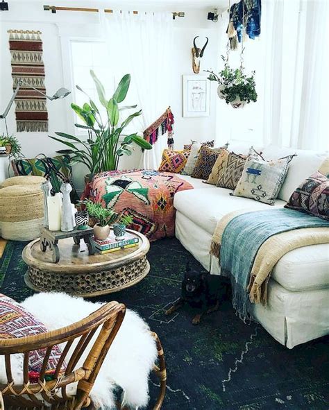 Cozy Bohemian Style Living Room Decorating Ideas Small Living Room Design Bohemian