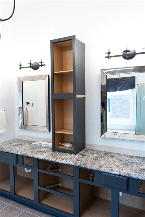 Easy Diy Bathroom Countertop Cabinet The Lived In Look