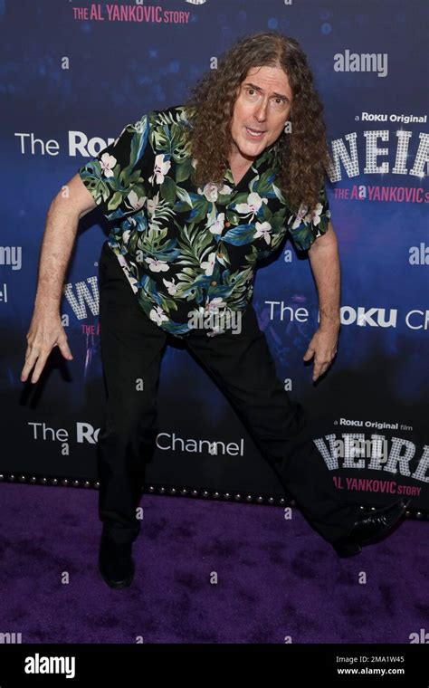 Recording Artist Al Yankovic Attends The Premiere Of Weird The Al