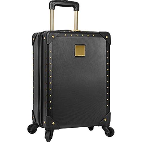 vince camuto carry on expandable travel bag suitcase with rollingwheels and hard in black lyst