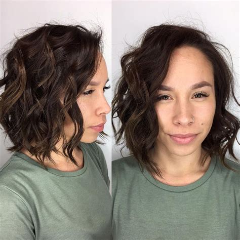 20 Best Collection Of Sexy Tousled Wavy Bob For Brunettes