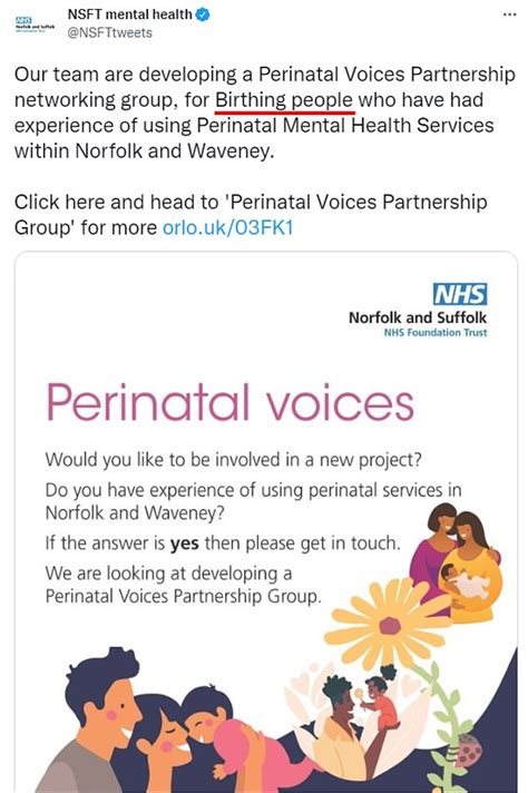 Nhs Hospital Trust Starts Calling Mothers Birthing People Duk News