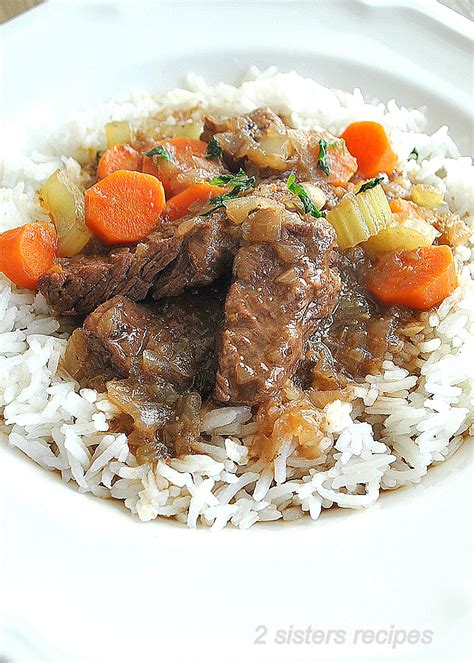 Beef Stew In Half The Time Served With Rice By 2