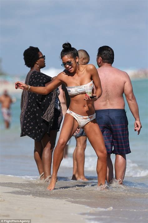 Cassie Puts Her Bikini Body On Display At The Beach Photos