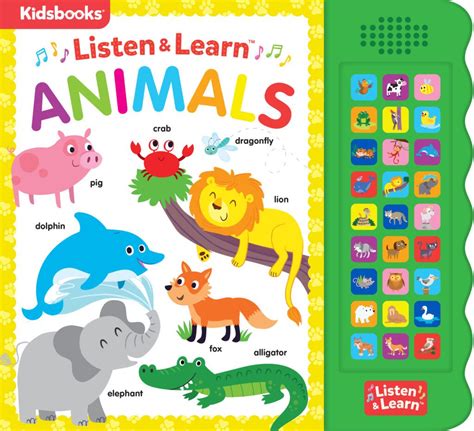 Listen And Learn Animals Kidsbooks Publishing