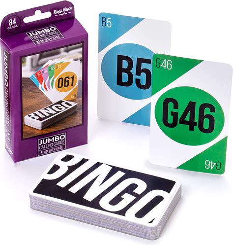 Jumbo Bingo Calling Cards Dice Game Depot