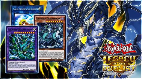 Yu Gi Oh Legacy Of The Duelist Link Evolution Thunder Dragon Deck