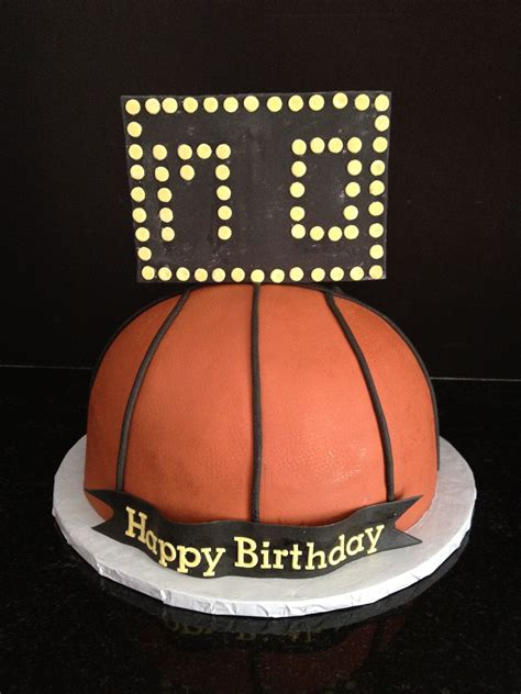 Basketball Cake Sculpted Cakes Basketball Cake Custom Cakes