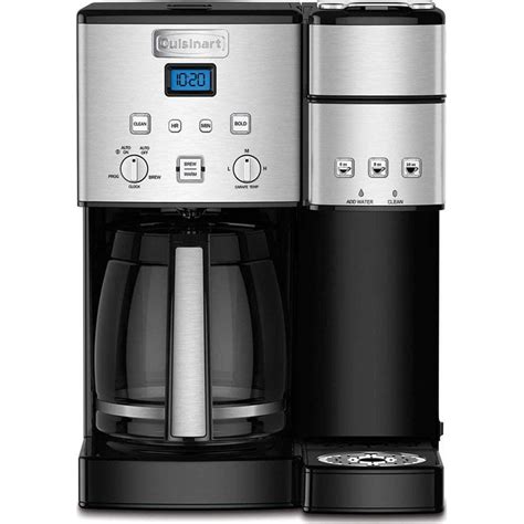 Cuisinart Ss 15 12 Cup Coffee Maker And Single Serve Brewer Stainless