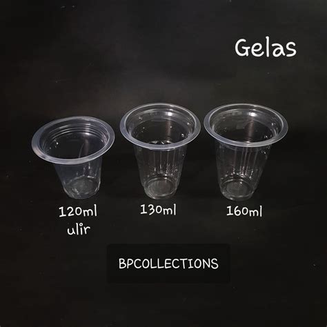 Jual 1 Dus 2000 Pcs Gelas Plastik Bening Cup 120ml 130ml 160ml 220ml Cup Merpati 150 120 130 160