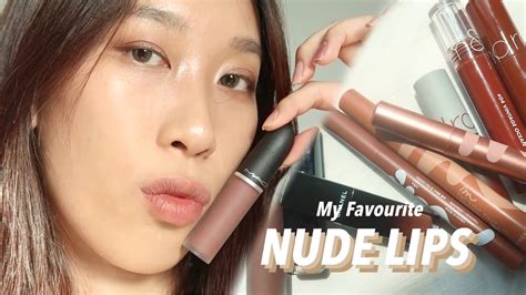 My Favourite Nude Lips 最爱奶茶色口红 Romand Im Meme Chanel MAC