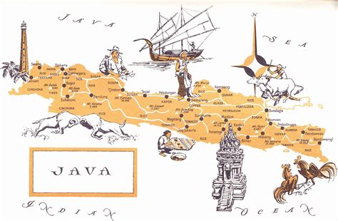 Antique map of java sumatra and the indian. Old Map of Java, Indonesia | City art, Abstrak, Sejarah