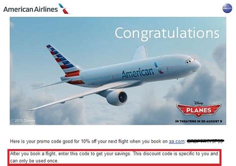 Get Your 10 Off American Airlines Promotional Discount Code Loyaltylobby