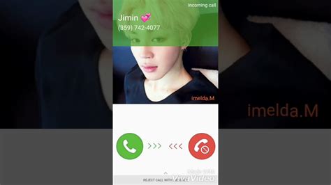 Jimin and Taehyung is calling me? (fakeCallforFun) - YouTube