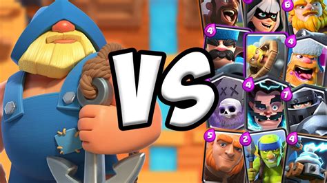 Fisherman Gameplay Vs All Cards Clash Royale Youtube