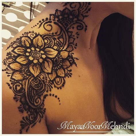 Henna Tattoo Shoulder Tatoo Henna Henna Body Art Henna Mehndi