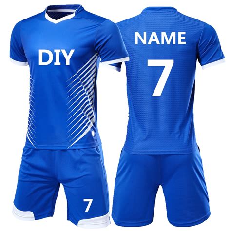 2018 High Quality Professional Soccer Jersey Set Survetement Football Kit Adult Men Futbol