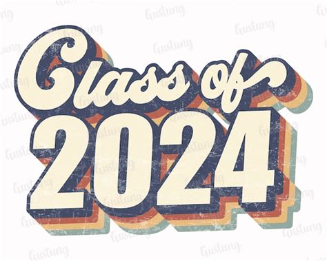 Class Of 2024 Sublimation Png Retro Sublimation Designs Etsy Uk