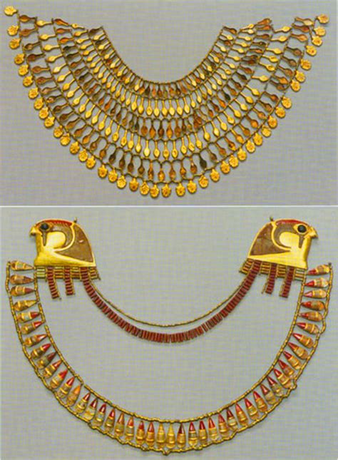 Egyptian Necklaces Queen Hatshepsuts Dynasty Fulaba Exclusive